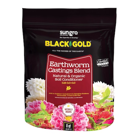 Black Gold Black Gold Organic Earthworm Castings 8 qt 1490302 8QT P